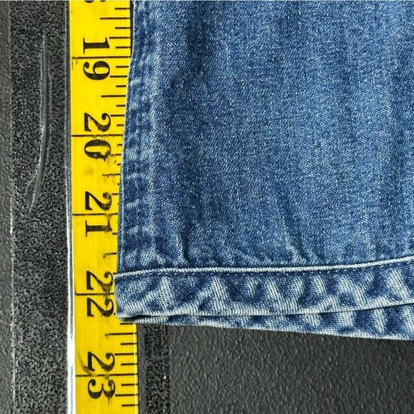 Talbots Womens Jean Denim Jacket Size Medium Vintage 90s Y2K Retro - Picture 6 of 8